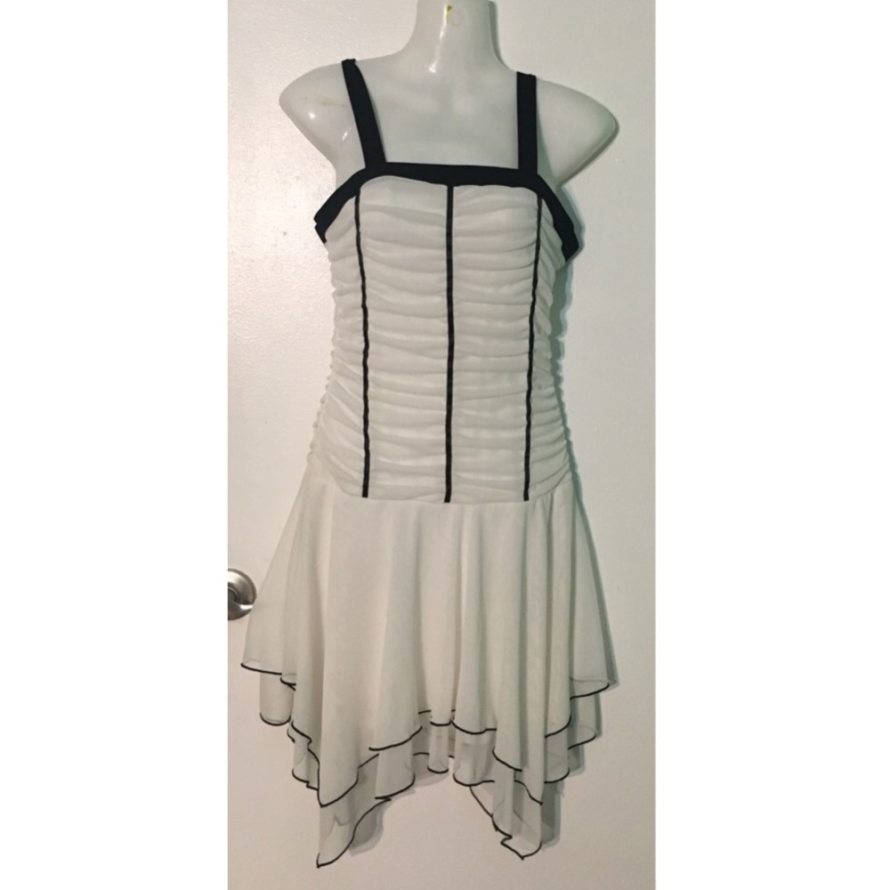 Girl’s Black and White Dress